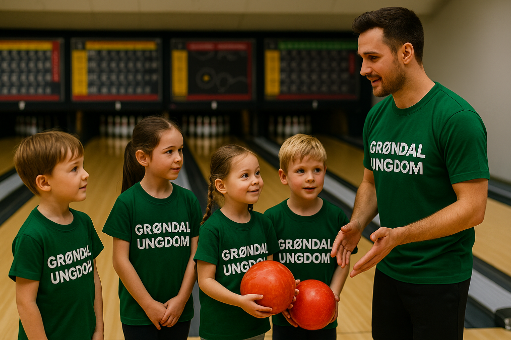 Bowling for børn 5–10 år i Grøndal Ungdom – leg, teknik og fællesskab
